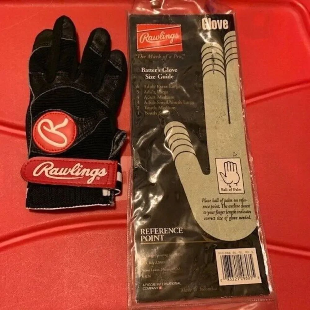 RAWLINGS SIZE YOUTH SMALL RIGHT HAND BATTING GLOVE NEW